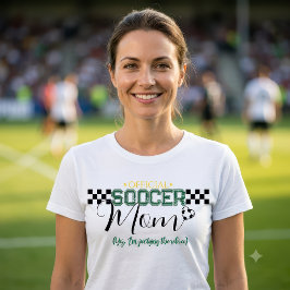 Rolig officiell fotbollsmamma som dömer domaren ko t shirt