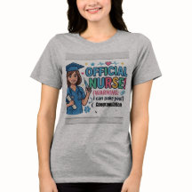 Rolig officiell RN-examen 2026 t-shirt för examen 