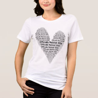 Rolig officiellt pensionerad 2026 t shirt