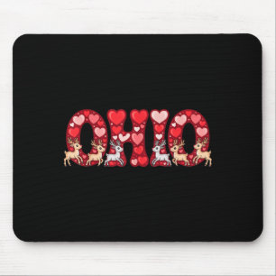 Rolig Ohio Hjort Midwestern Fest O-h-i-o På Alla H Musmatta