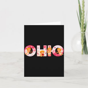 Rolig Ohio Id Midwestern Party O-h-i-o På Valenti Kort