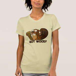 Rolig ohyfsad bäver t-shirt