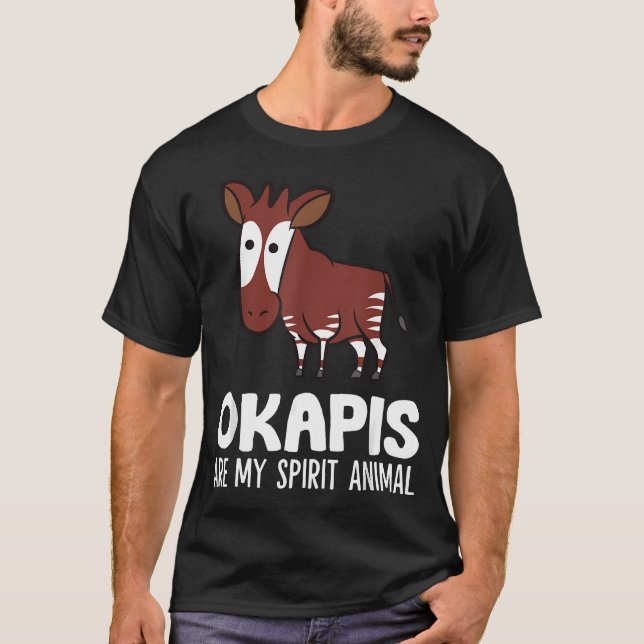Rolig Okapi Älskare Okapis Är Min Anka T Shirt (Framsida)