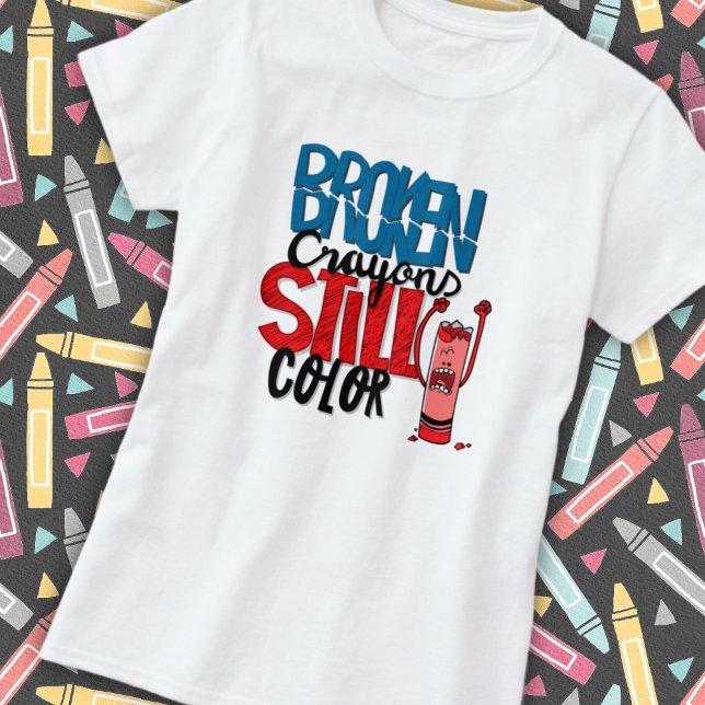 Rolig Okrossbar Kritaanda: Färgar Fortsatt  T Shirt (Skapare uppladdad)