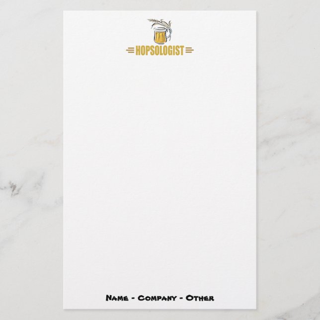 Rolig Öl Brevpapper (Framsida)