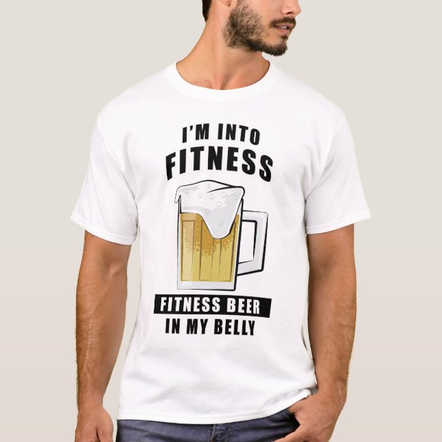 Rolig öl design t shirt (Framsida)