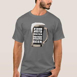 Rolig öl för sparavattendrink t shirt