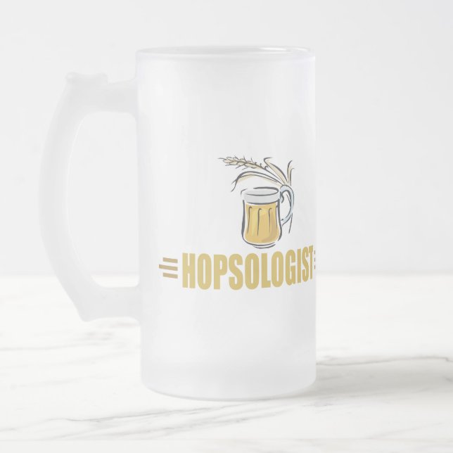 Rolig Öl Frostat Ölglas (Vänster)
