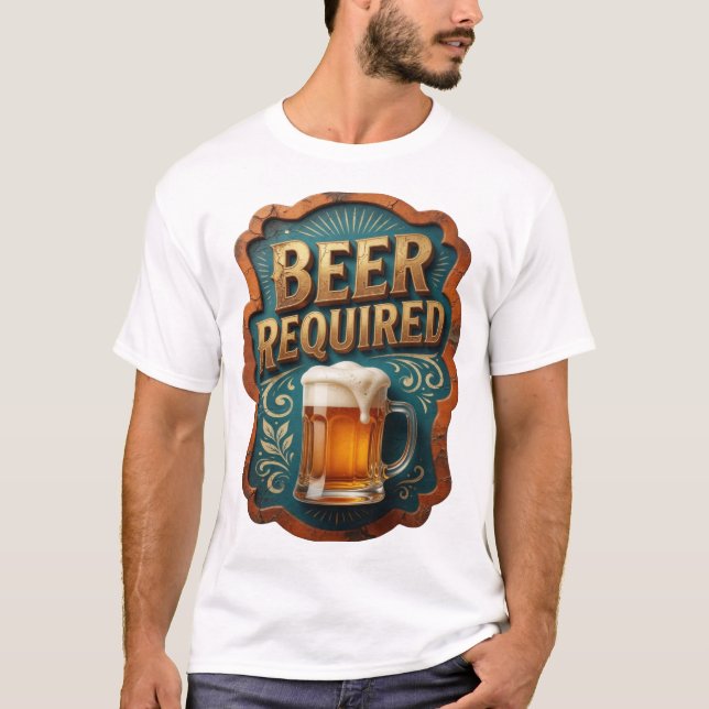 Rolig ÖL KRÄVS Tee (Framsida)