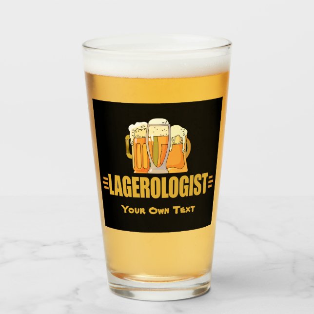 Rolig öl-lagrolog glaskopp (Framsida fylld)