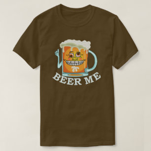 Rolig öl mig som grinar muggen som dricker humor tee