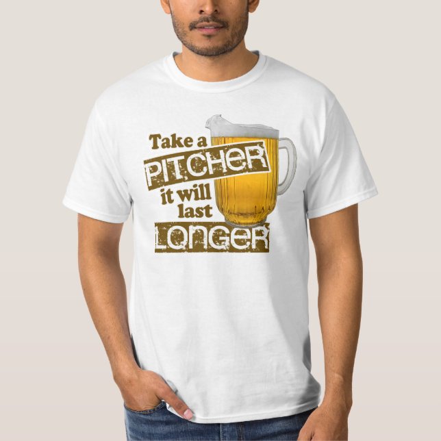 Rolig öl som dricker parodi tröja (Framsida)
