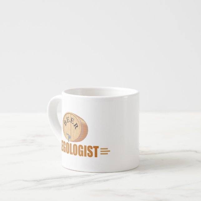Rolig ölkanna espressomugg (Framsida vänster)
