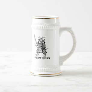 Rolig ölmugg för Samurai Sejdel