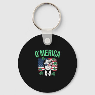 Rolig O'merica Amerikansk Flagga Donald Trump St P Nyckelring