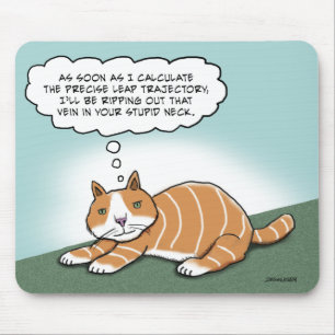 Rolig ond kattunge musmatta