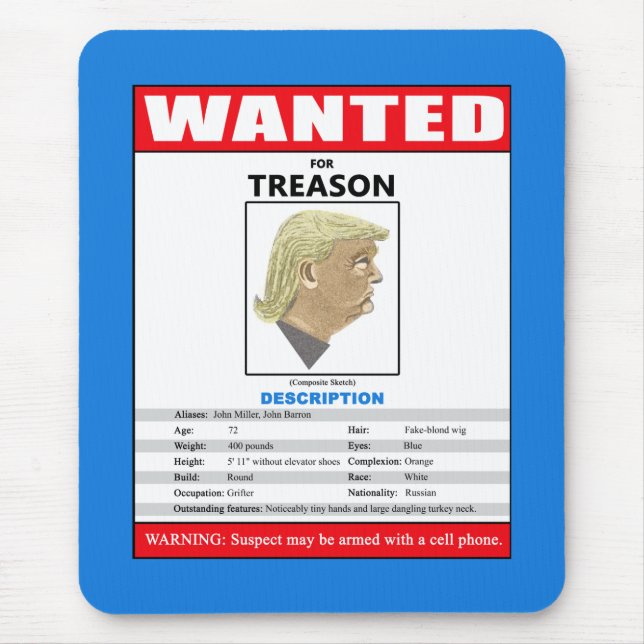 Rolig önskad trumf för Treason Musmatta (Framsidan)
