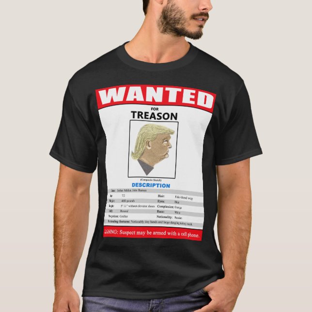 Rolig önskad trumf för Treason T-shirt (Framsida)