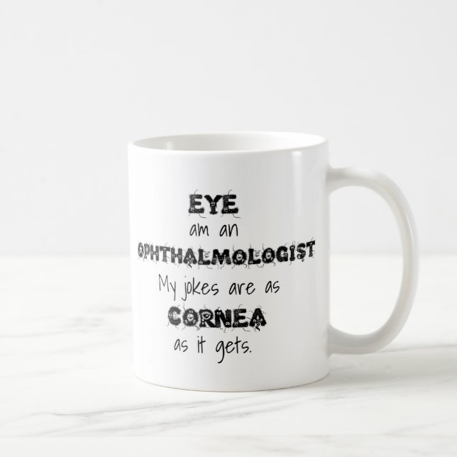 Rolig ophthalmologistvitsmugg kaffemugg (Höger)