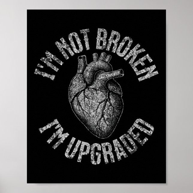 Rolig öppen hjärt bypass-kirurgi återhämtning må b poster (Framsidan)
