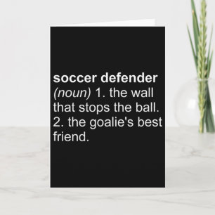 Rolig Ord Definition Fotboll Försvar Ordförråd Kort