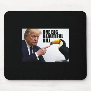 Rolig ordvits Donald Trump En stor vacker räkning Musmatta