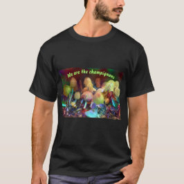 Rolig Original T-shirt “Vi är champignoner”