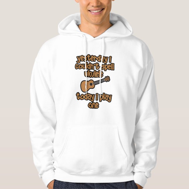 Rolig Original Ukulele Hoodie (Framsida)