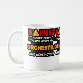 Rolig Orkestermusik Musiker Skämt Kaffemugg