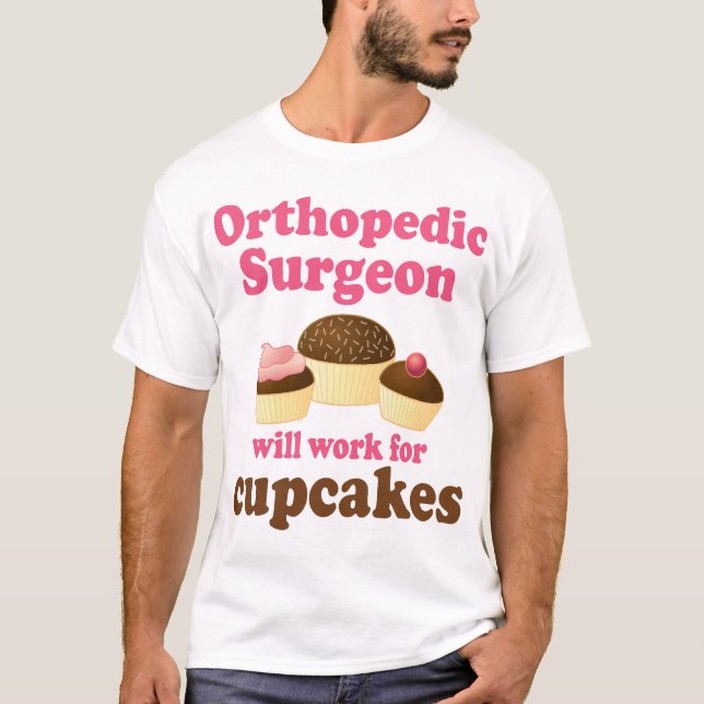 Rolig ortopedisk kirurg t shirt (Framsida)