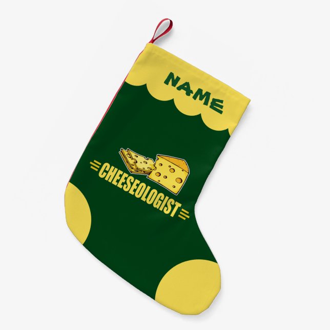 Rolig Ost Ostolog Osthead Liten Julstrumpa (Framsidan (Hängande))