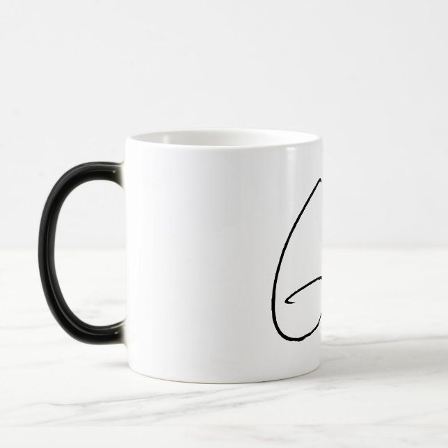 rolig osynlig 67-mugg magisk mugg (Vänster)