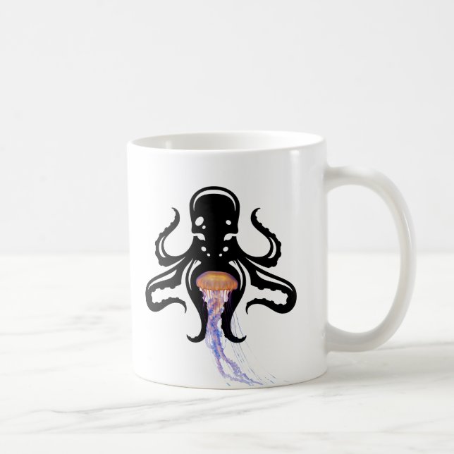 Rolig Otter Kaos Kaffe Mugg (Höger)