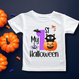 Rolig outfitgift Söt kostym Min första Halloween T Shirt