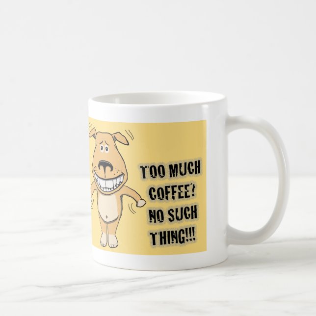 Rolig Overcaffeinated hund Kaffemugg (Höger)