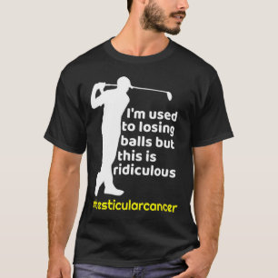 Rolig överlevare av testikelcancer golfspelare Orc T Shirt