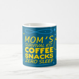 Rolig överlevnadskopp för mammor 2026, Trött mamma Kaffemugg