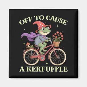 Rolig På väg att Orsaka en Uppståndelse Whimsical Magnet