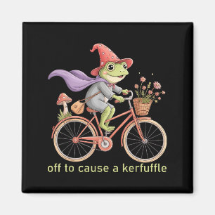 Rolig På väg att Orsaka en Uppståndelse Whimsical Magnet