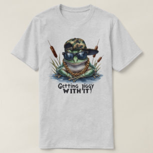 Rolig paddgrafisk t-shirt med citat - Kommer igång