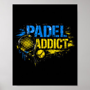Rolig padel beroende citat poster