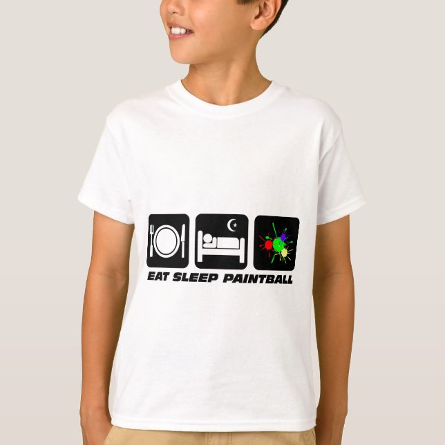 rolig paintball tee (Framsida)