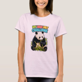 Rolig Panda Diet Utmaning Kvinnor T-Shirt