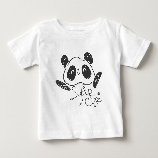 Rolig Panda T-Shirt, present till djurälskare  T Shirt (Framsida)