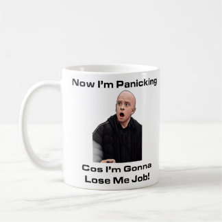 Rolig Panik Mugg Nyhet Kaffekopp Arbets Humor Off