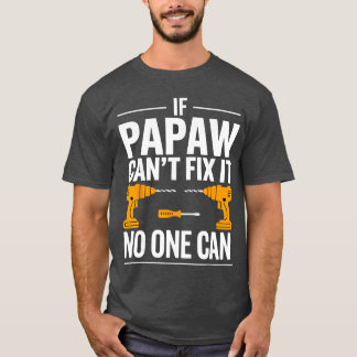 Rolig Papaw-konst för farfar från barnbarn T Shirt