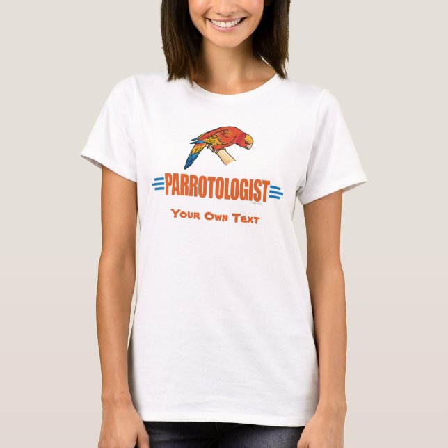 Rolig papegoja Älskare Tee Shirt (Framsida)