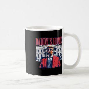 Rolig Pappa är hemma Trump Rosa 2024 Ta Amerika Ck Kaffemugg