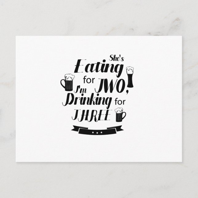 Rolig pappa att bli graviditet graviditet förvänta meddelande vykort (Framsida)