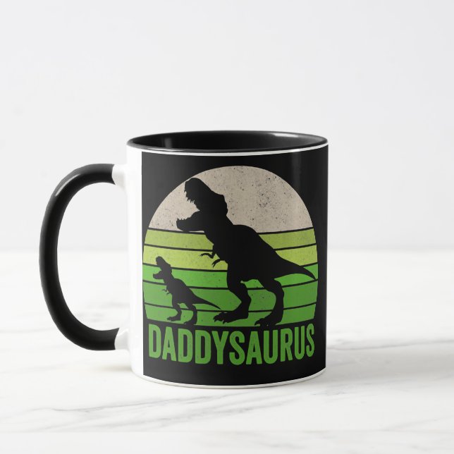 Rolig Pappa Dinosaurie Daddysaurus Fars Dag s  Mugg (Vänster)